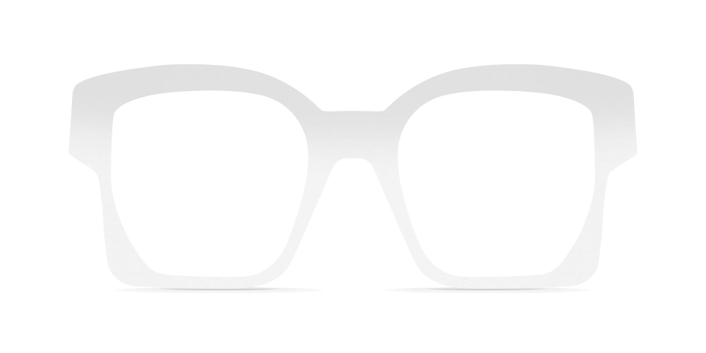 Nina Mûr Francoise eyeglasses in White High Gloss — handcrafted Madrid birch wood frame