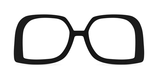 Nina Mûr Beatrice eyeglasses in Black — handcrafted Madrid birch wood frame