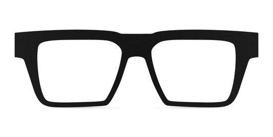 Nina Mûr Robert eyeglasses in Black — handcrafted Madrid birch wood frame