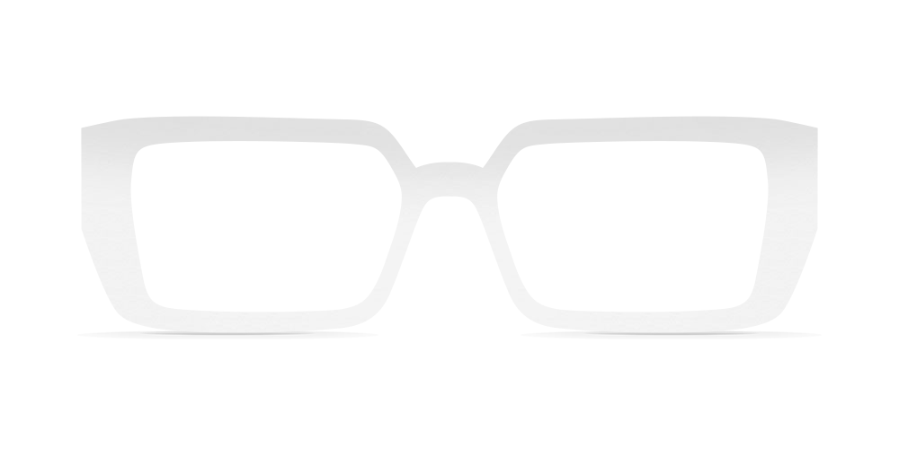 Nina Mûr Sebastian eyeglasses in White High Gloss — handcrafted Madrid birch wood frame