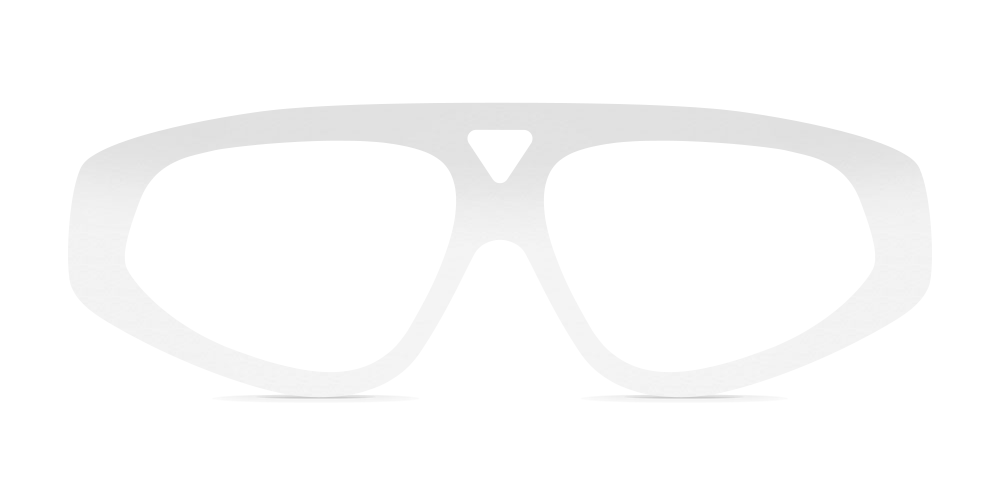 Nina Mûr Osher eyeglasses in White High Gloss — handcrafted Madrid birch wood frame