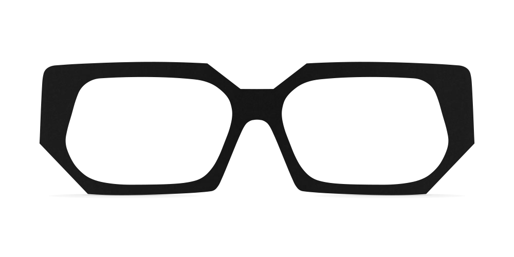 Nina Mûr Tony eyeglasses in Black — handcrafted Madrid birch wood frame