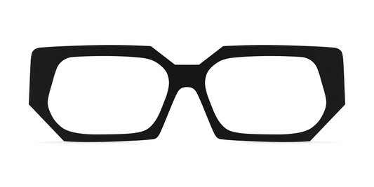 Nina Mûr Tony eyeglasses in Black — handcrafted Madrid birch wood frame