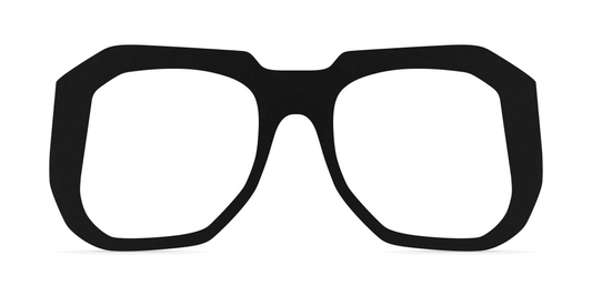 Nina Mûr Brigitte eyeglasses in Black — handcrafted Madrid birch wood frame