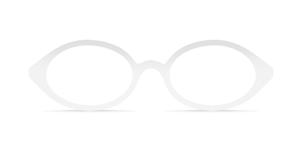 Nina Mûr Winona eyeglasses in White High Gloss — handcrafted Madrid birch wood frame
