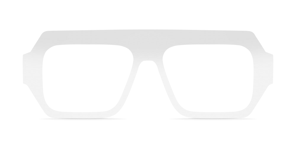 Nina Mûr Mauricio eyeglasses in White High Gloss — handcrafted Madrid birch wood frame
