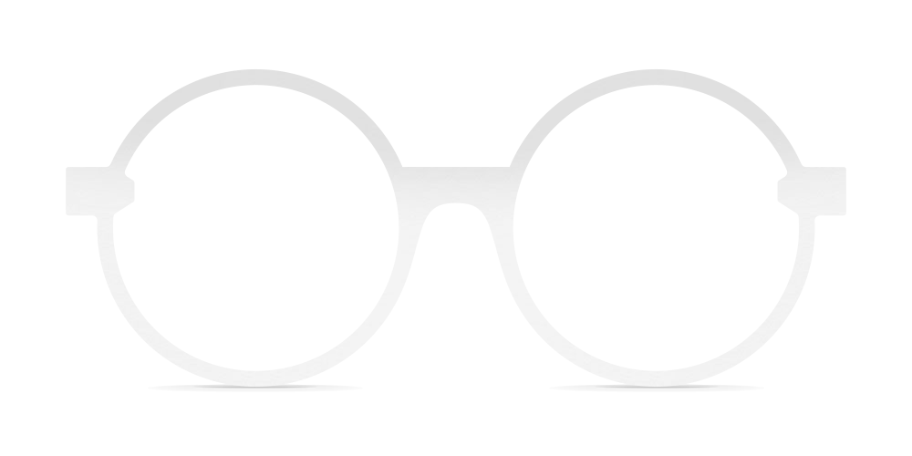 Nina Mûr Clotilde eyeglasses in White High Gloss — handcrafted Madrid birch wood frame