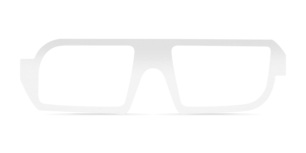 Nina Mûr Walter eyeglasses in White High Gloss — handcrafted Madrid birch wood frame