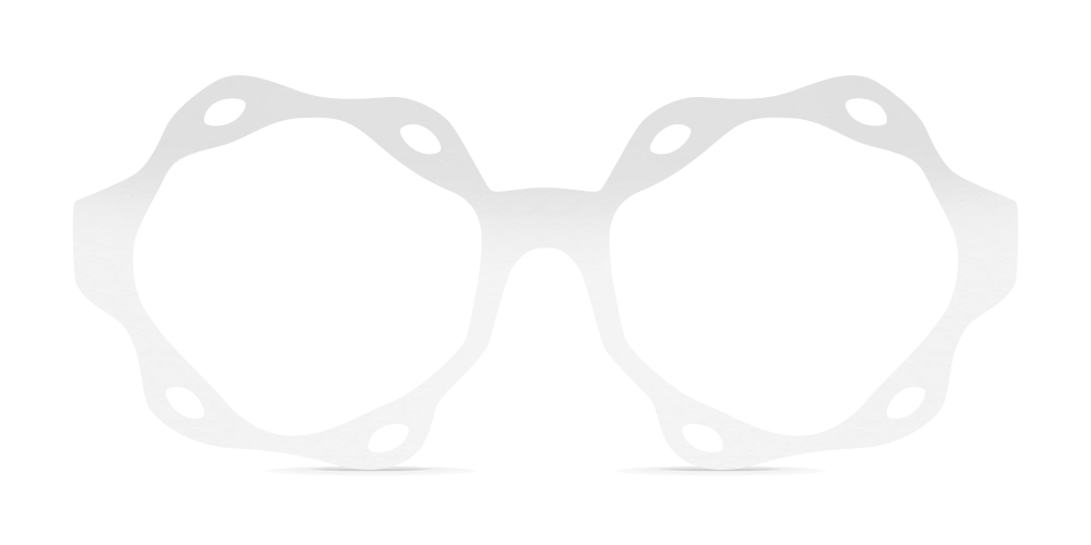Nina Mûr Francesca II eyeglasses in White High Gloss — handcrafted Madrid birch wood frame