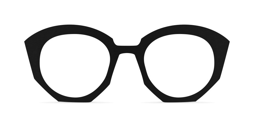 Nina Mûr Jordan eyeglasses in Black — handcrafted Madrid birch wood frame