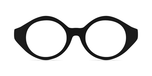 Nina Mûr Antonella eyeglasses in Black — handcrafted Madrid birch wood frame