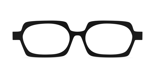 Nina Mûr Luis eyeglasses in Black — handcrafted Madrid birch wood frame