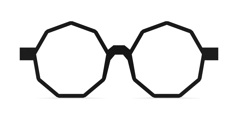 Nina Mûr Ettiene eyeglasses in Black — handcrafted Madrid birch wood frame