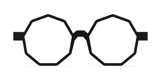 Nina Mûr Ettiene eyeglasses in Black — handcrafted Madrid birch wood frame