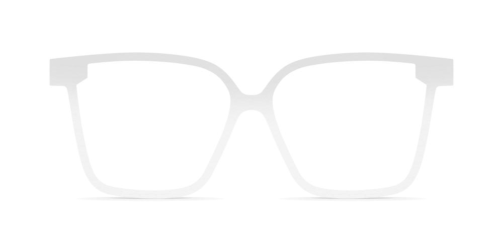 Nina Mûr Maribel RX eyeglasses in White High Gloss — handcrafted Madrid birch wood frame