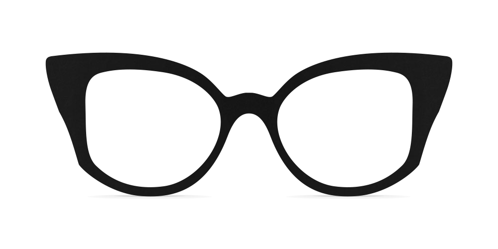 Nina Mûr Diana eyeglasses in Black — handcrafted Madrid birch wood frame