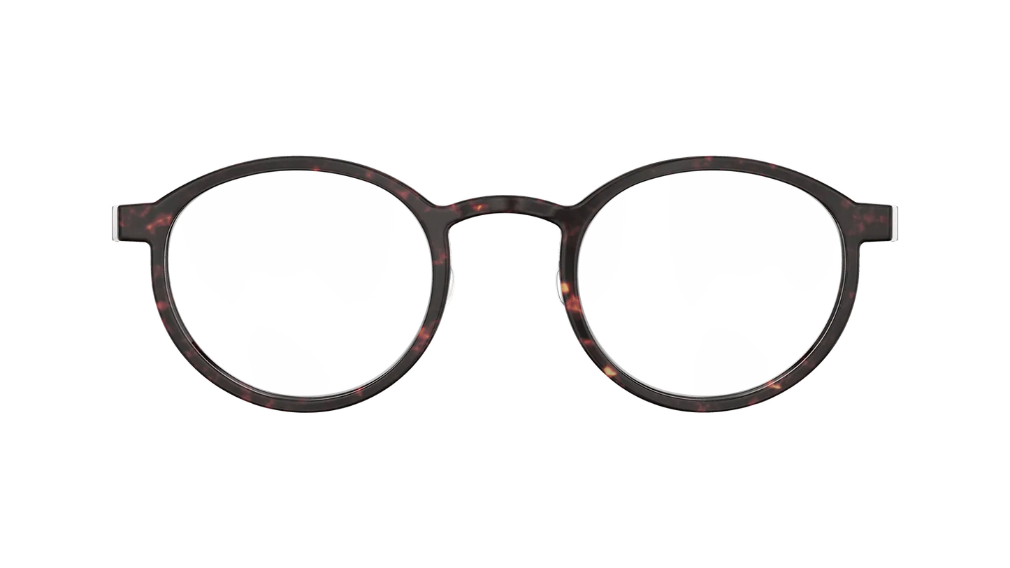 Lindberg ACETANIUM 1014 - Burgundy Tortoise (AL04) - Front View