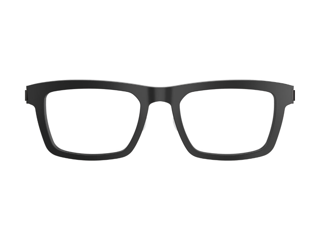 Lindberg ACETANIUM 1268 - AK78 Black Matt Black Polished - Front View