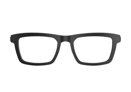 Lindberg ACETANIUM 1268 - AK78 Black Matt Black Polished - Front View