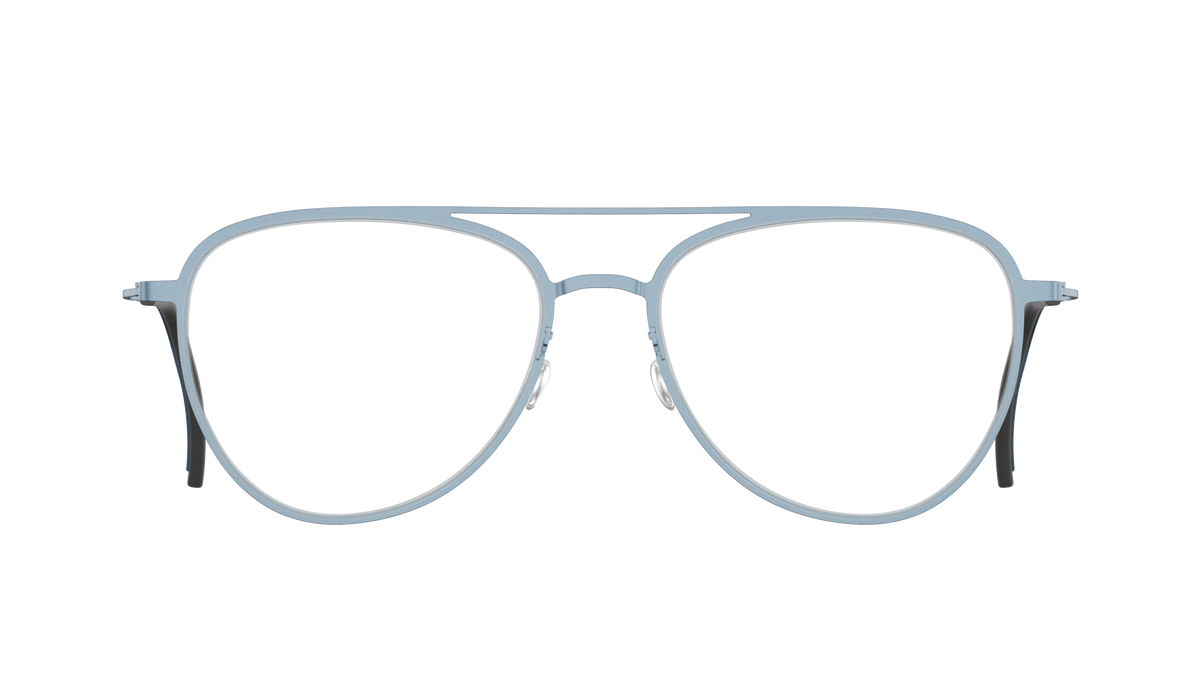 Lindberg Blok 4258 Eyeglasses Steel Blue 107 Front