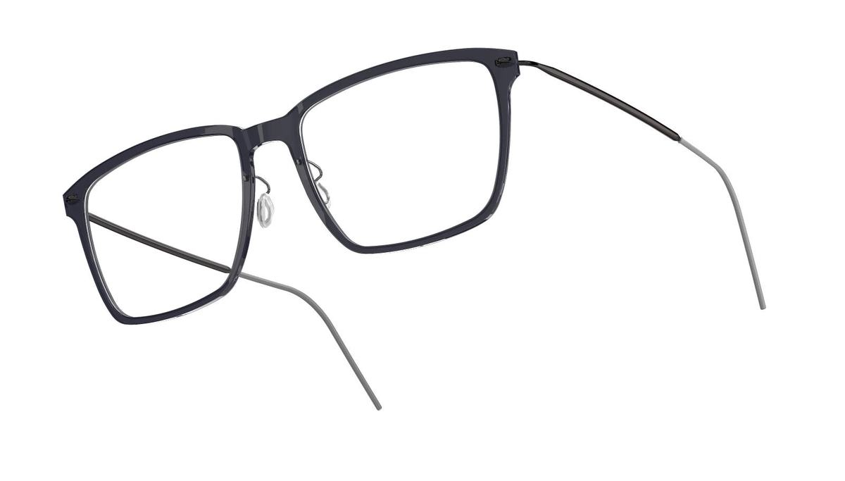 LINDBERG NOW Titanium 6505 eyeglasses, Black — temple detail