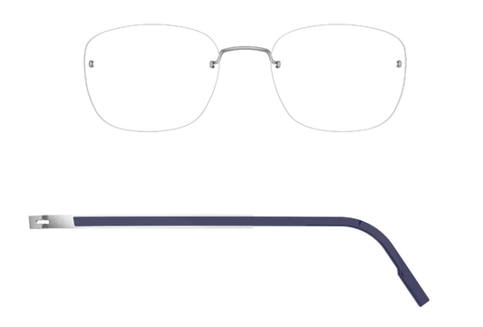 Lindberg SPIRIT TITANIUM RIMLESS WITH 505 TEMPLE - 2552 / Purple and Silver - K101/P10