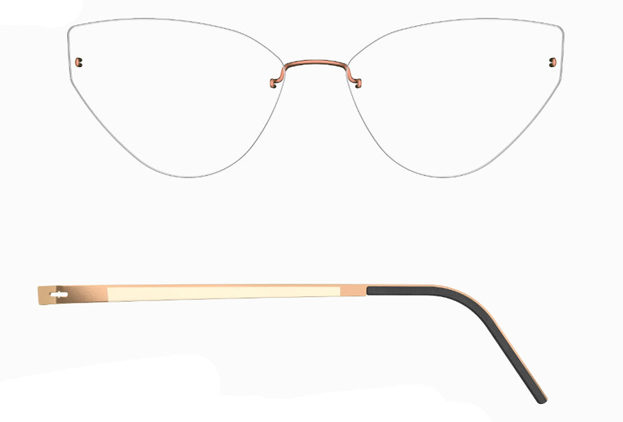 SPIRIT TITANIUM RIMLESS WITH 516 TEMPLE