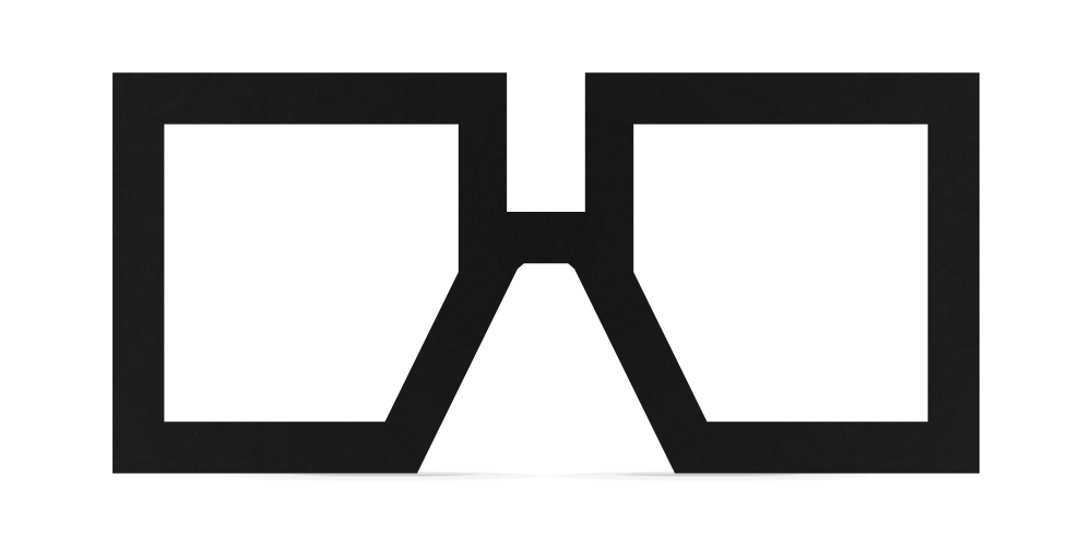 Nina Mûr Métrica Square eyeglasses in Black — handcrafted Madrid birch wood frame