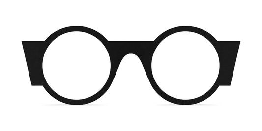 Nina Mûr Nathalie eyeglasses in Black — handcrafted Madrid birch wood frame