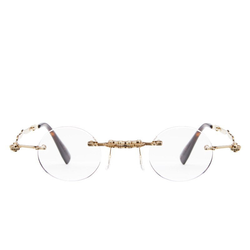 Kuboraum Maske H42 - Gold Rimless Machine Series