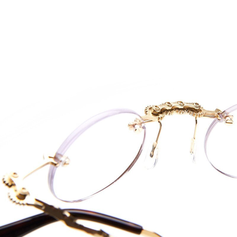 Kuboraum Maske H42 - Gold Rimless Machine Series