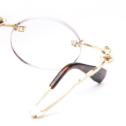 Máscara Kuboraum H42 - Serie de máquinas sin montura dorada