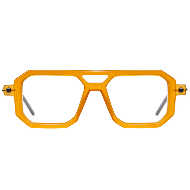 Kuboraum P8 Eyeglasses Optical Mask Caramel CA BS Front