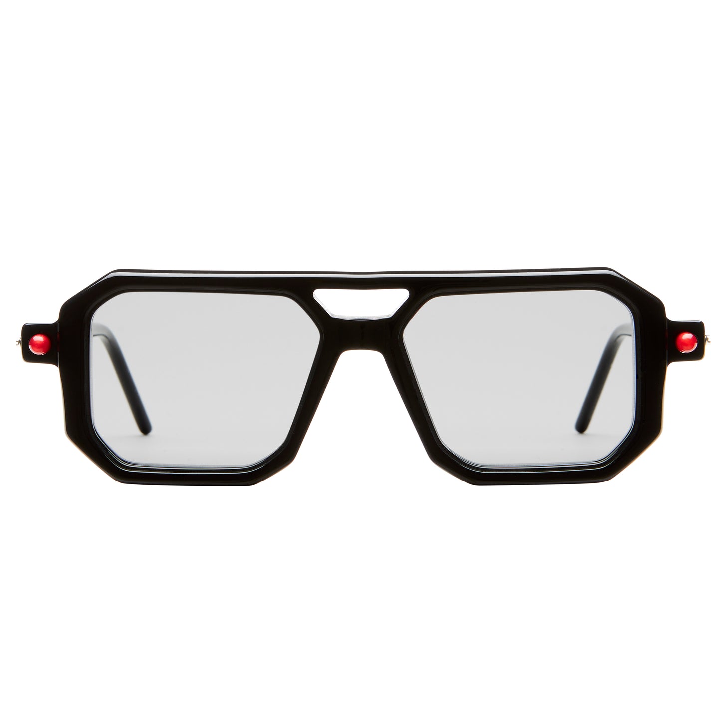 Kuboraum P8 Sunglasses Mask Black Shine Tortoise BSGH Front