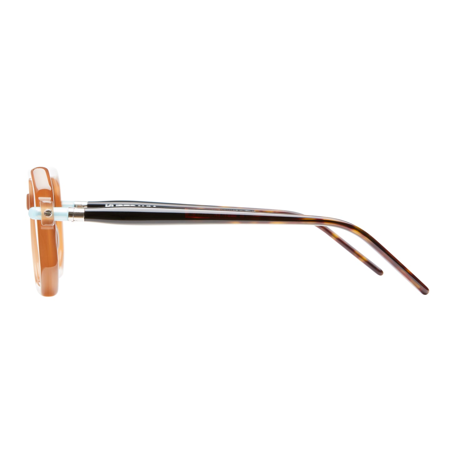 Kuboraum P8 Sunglasses Mask Brown Sugar Black Shine Tortoise BWS Profile