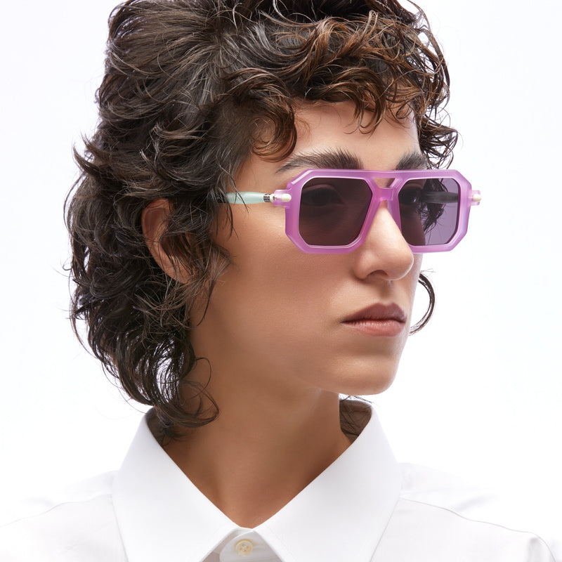 Kuboraum P8 Sunglasses Mask Cyan CY Model