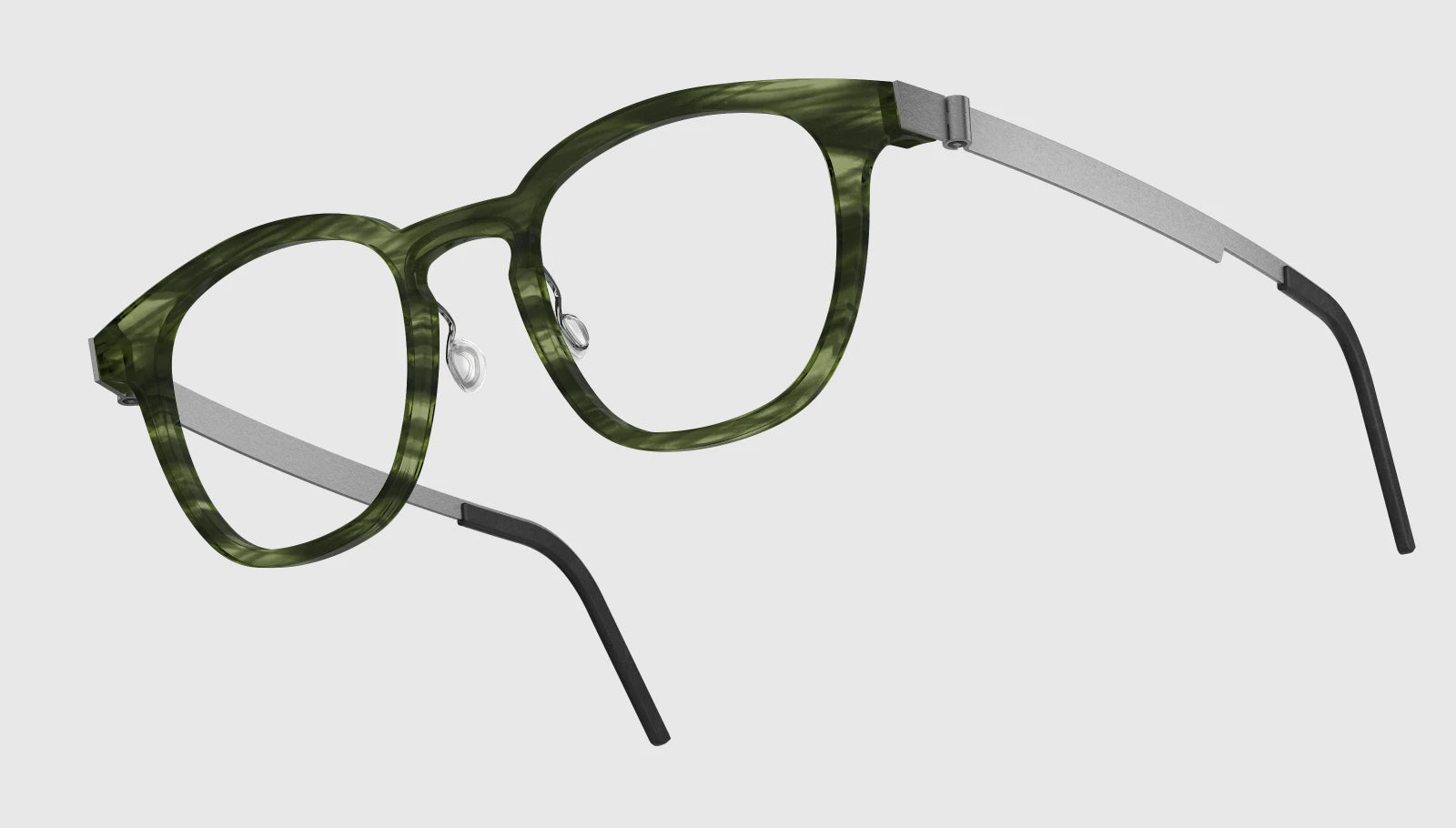 Lindberg Acetanium 1051 Eyeglasses Green Grey AK23 K196 Temple 206 10 Side