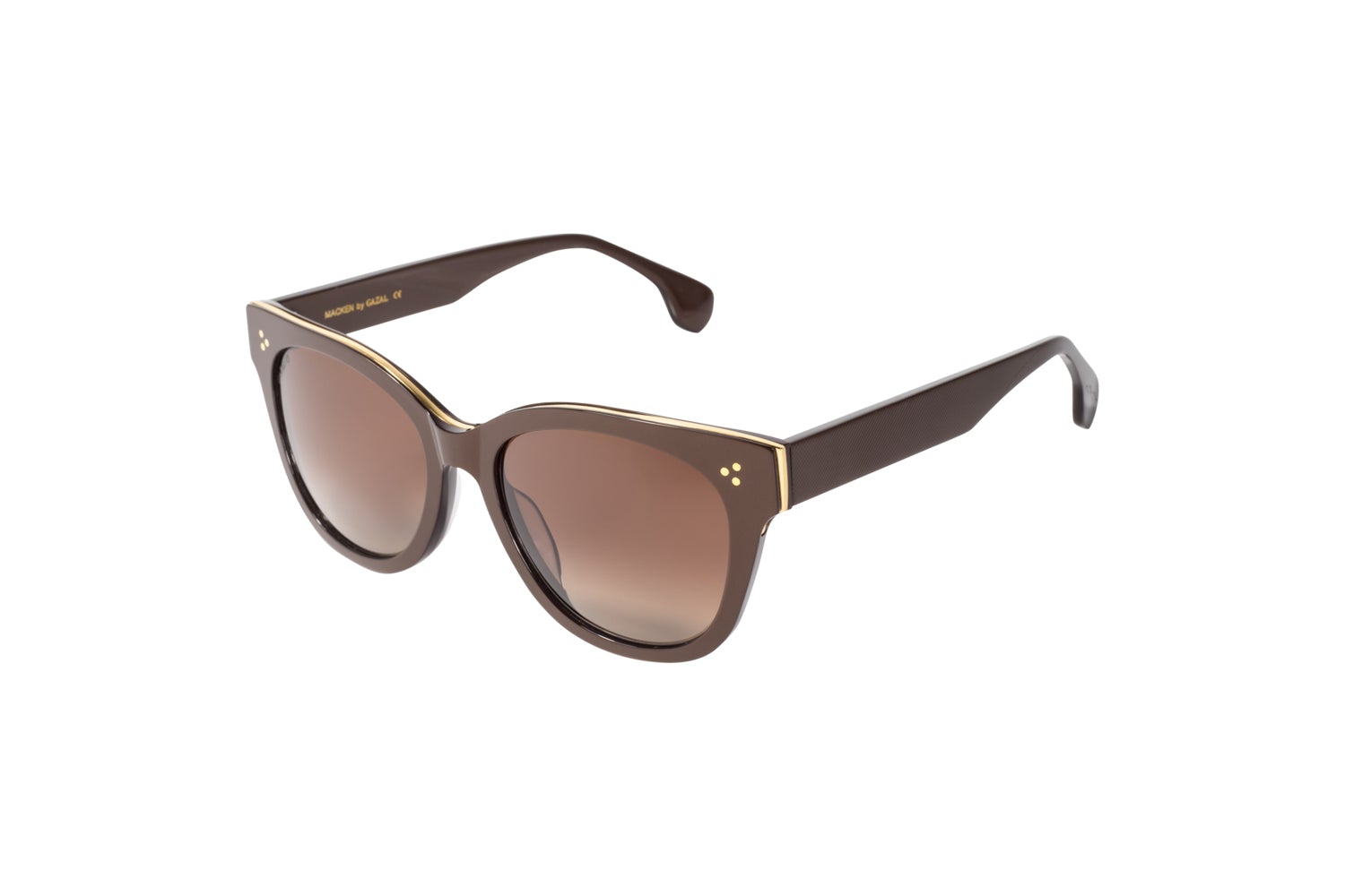 Chocolate/Brown Macken Sunglasses by Gazal, perfect for Atlanta trendsetters