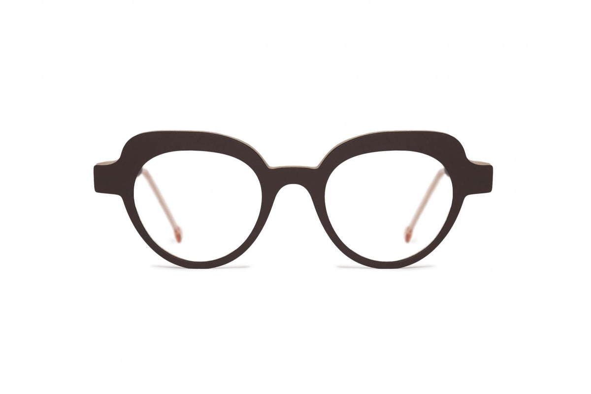 Nina Mûr AITANA Pure Cacao eyeglasses - view | Gazal Eyecare, Roswell GA