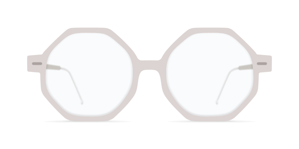 Nina Mur Damiana Eyeglasses White Mist Wooden Eyewear Front