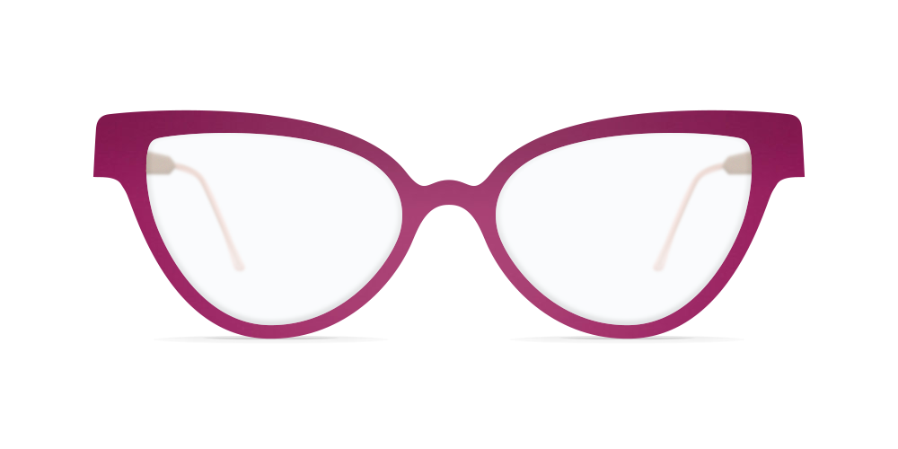 Nina Mur Elia Eyeglasses Ruby Wooden Eyewear Front