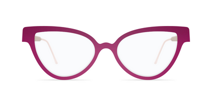 Nina Mur Elia Eyeglasses Ruby Wooden Eyewear Front