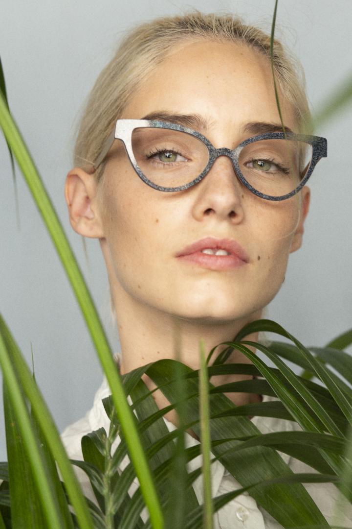 Nina Mur Elia Eyeglasses Star Wooden Eyewear Model