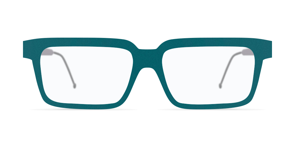 Nina Mur Ernesto Eyeglasses Blue Steel Wooden Eyewear Front