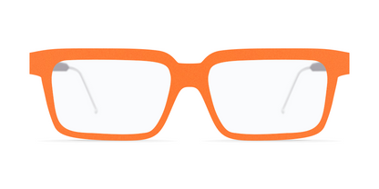 Nina Mur Ernesto Sunglasses Orange Soft Wooden Eyewear Front