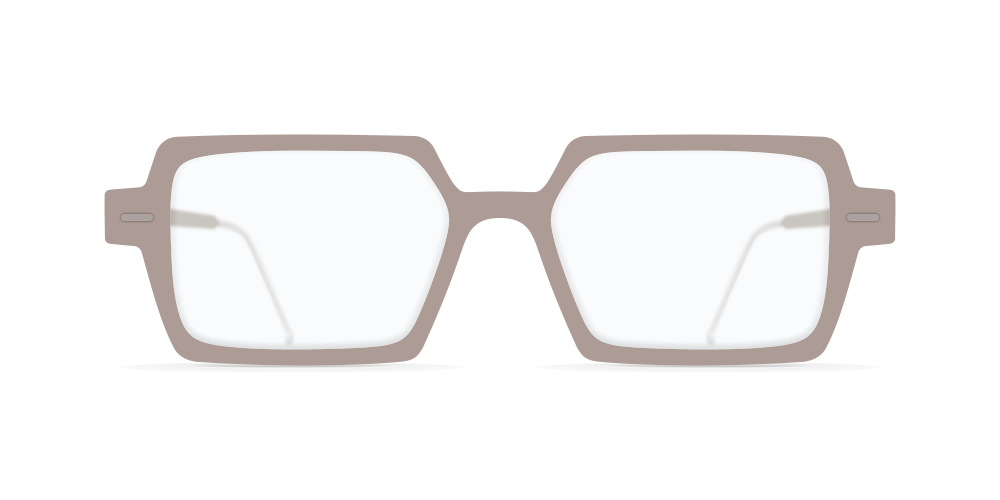 Nina Mur Jose Eyeglasses Grey Mist Wooden Eyewear Front