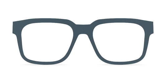 Nina Mur Mauro Eyeglasses Shark Blue Wooden Eyewear Front