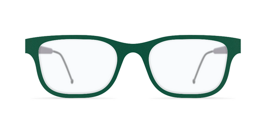 Nina Mur Miguel Eyeglasses Dark Green Wooden Eyewear Front