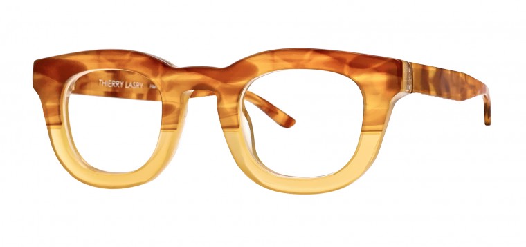 Thierry Lasry Thundery Eyeglasses Brown Gradient Honey 991 Side