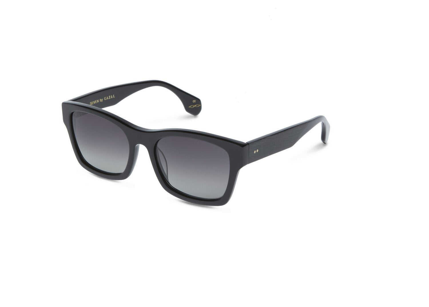 Seven Sunglasses by Gazal Eyewear in Black Color Polarized Lenses